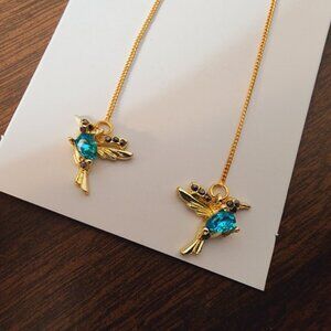 Hummingbird Dangle Earrings